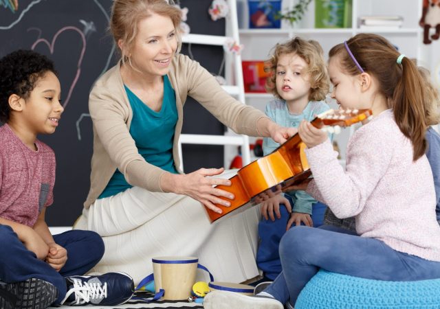 Girl with guitar